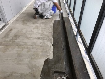 プライマー塗布ケレン