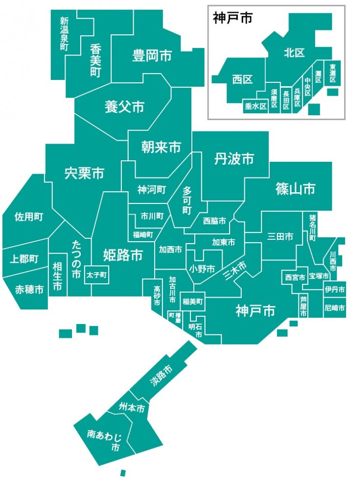 兵庫県地図