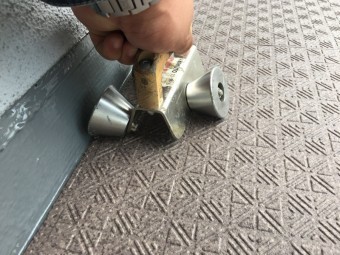 タキボンド塗布長尺シート施工