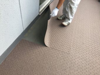 タキボンド塗布長尺シート施工