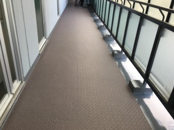長尺シート施工