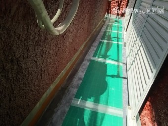通気緩衝シート施工完了