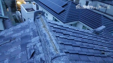 芦屋市 棟の飛散