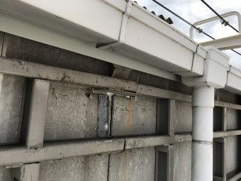 外壁の下地の状況