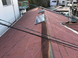 棟板金交換ビフォー