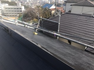 屋根塗装工事 大屋根施工後