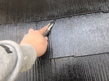 屋根塗装工事 縁切り