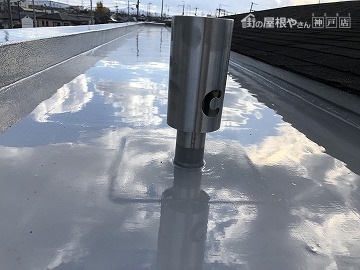 ウレタン防水工事 施工完了