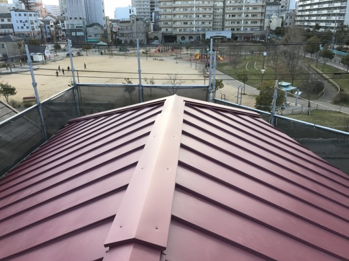立平葺き完成