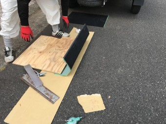 ガルバリウム鋼板板金加工