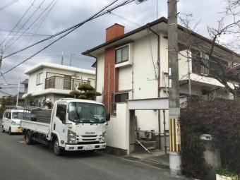 足場架け払い工事