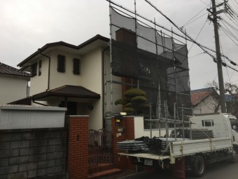 足場架け払い工事