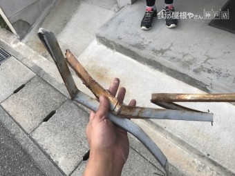雨漏り調査 庇屋根の調査