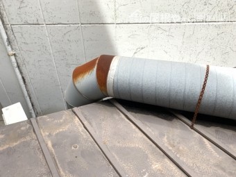 神戸市兵庫区 屋根上のダクト
