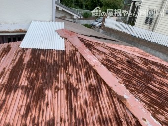 神戸市垂水区 トタン波板の現状