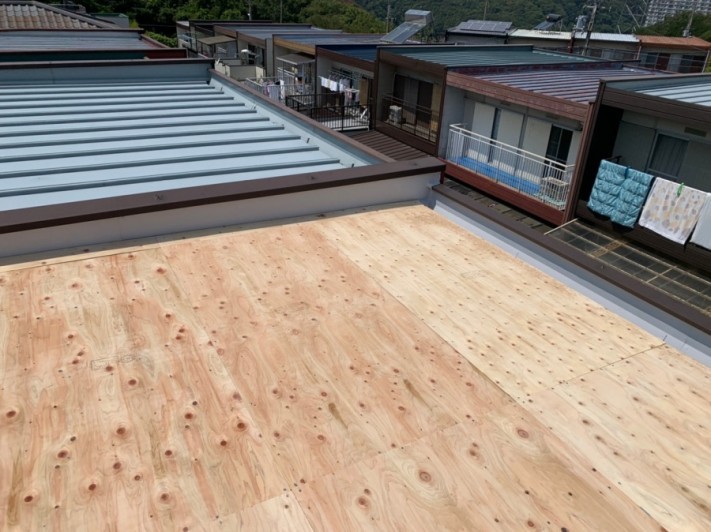 屋根工事時に使用 下地構造用合板12mm