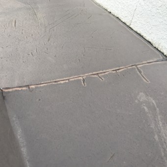 板金を継ぐ場所に多数の破れがありました