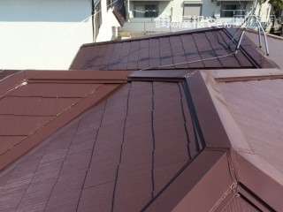 屋根塗装完成