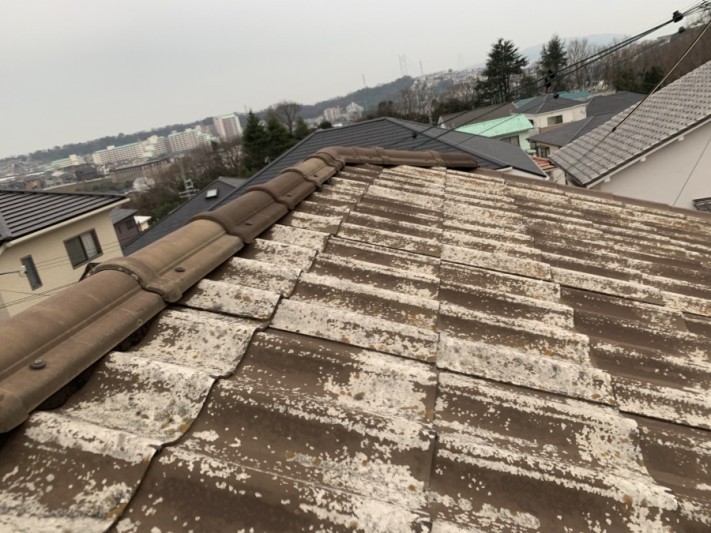 かわらU葺きの屋根