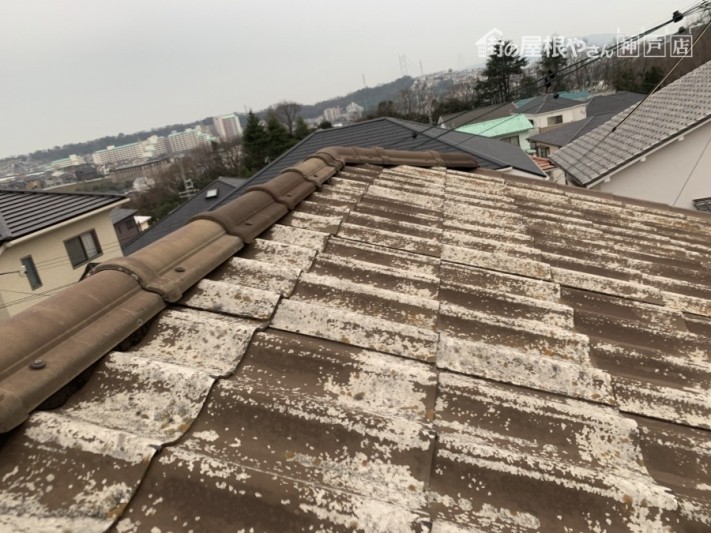 かわらU葺きの屋根
