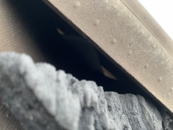 棟の面戸シーラーがなくなっています。