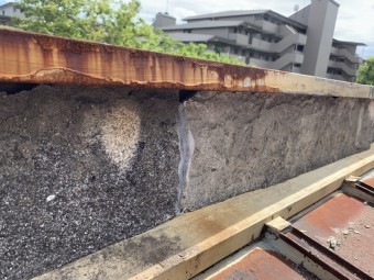 台風被害 養生を行いました。