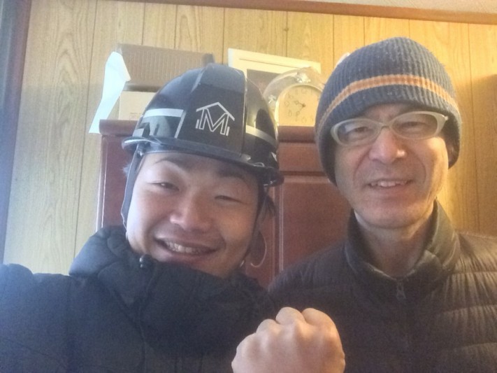 お客様と松本和也