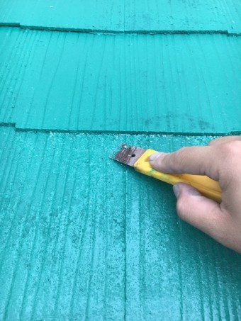 細かい浮きなどもケレンします