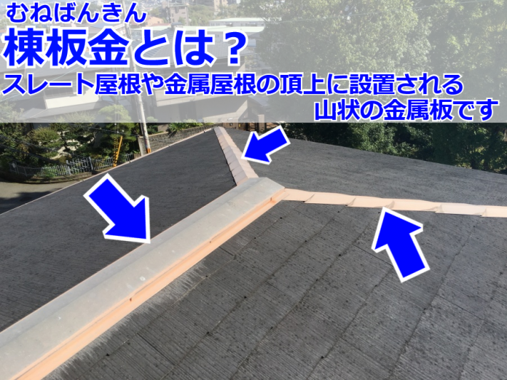棟板金の説明画像