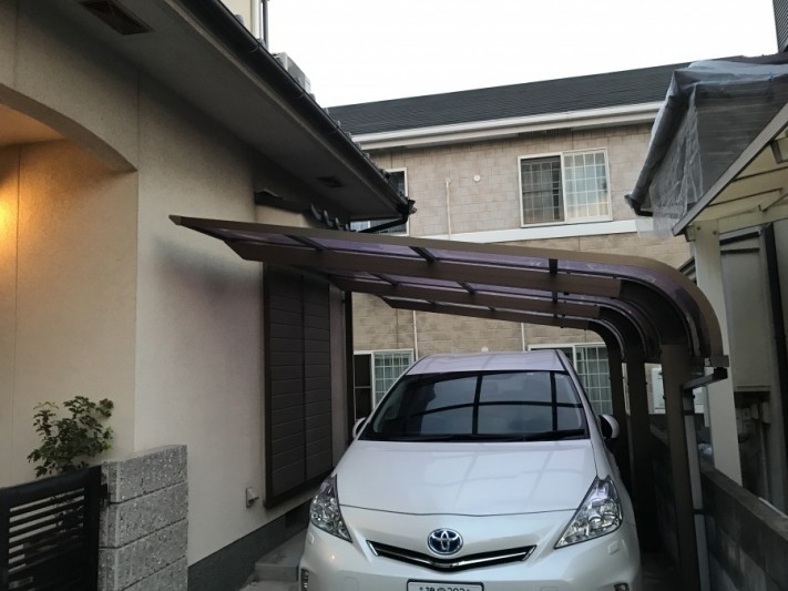 カーポート屋根工事前点検