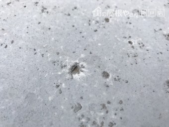 防水層の捲れ