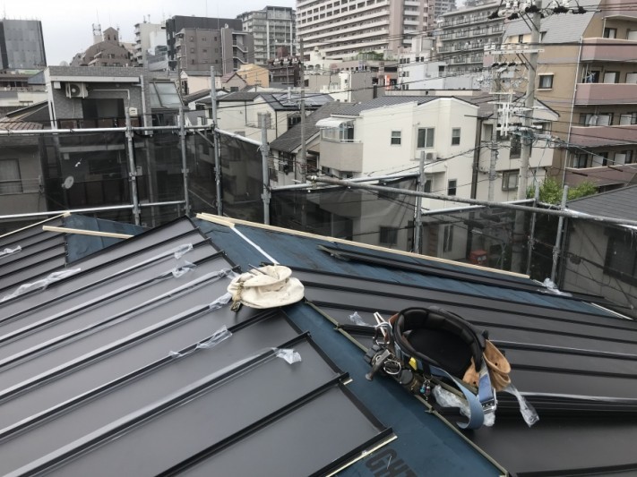 棟施工前
