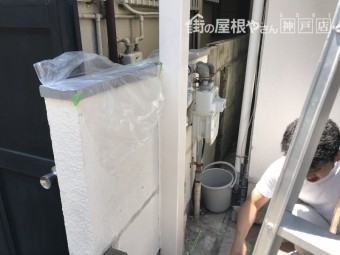 上塗り1回目完成