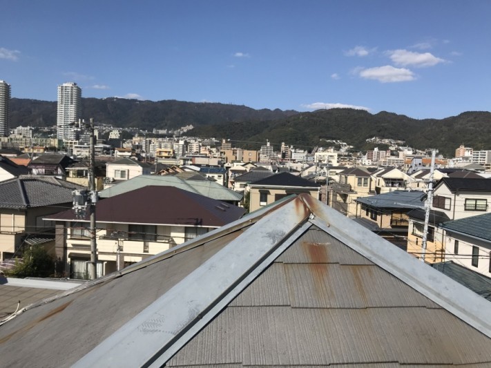 方形屋根の調査