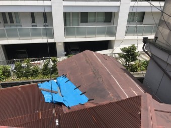 雨漏り個所上