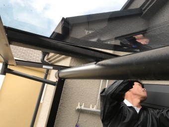 ベランダテラス工事施工