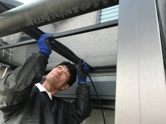 ベランダテラス工事施工