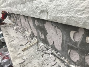 タイルの下地はALCです