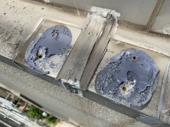 雨音軽減装置撤去