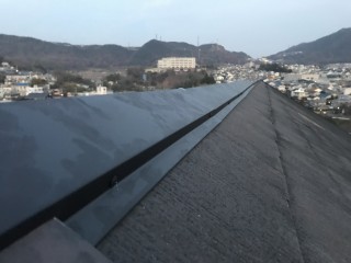 棟板金の復旧