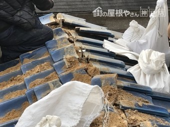 神戸市兵庫区 棟修理 金具施工