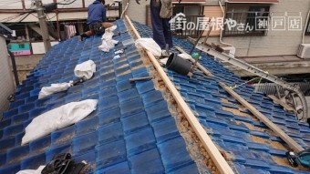 神戸市兵庫区 防災棟 下地寸五垂木
