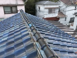 葺き替え現場屋根before