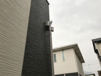竪樋の飛散