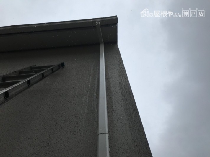 神戸市東灘区 竪樋交換修理の完成