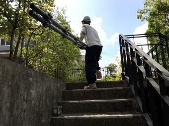 足場架け工事材料