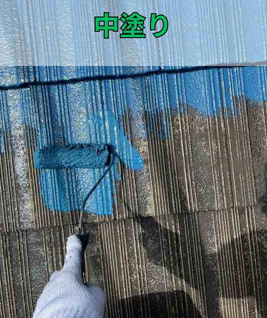 【垂水区小束山】モニエル瓦が鮮やかなブルーに屋根塗装！雨漏りを防ぐ塗装とドローン点検後の劇的ビフォーアフター