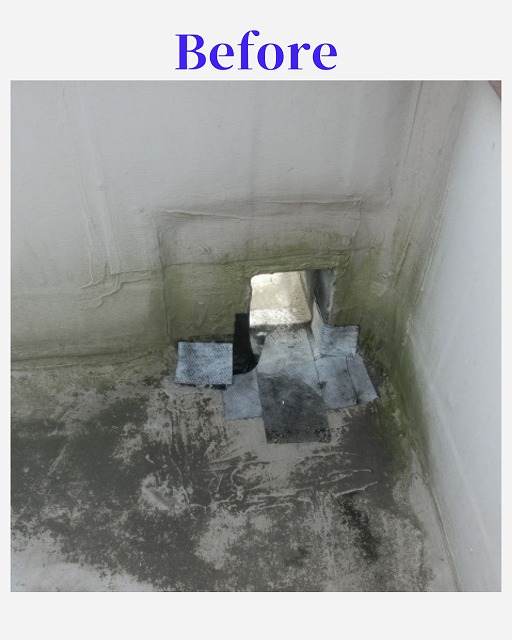 改修ドレン　before