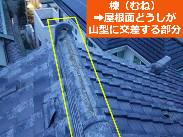 【屋根の台風被害】芦屋市で台風により崩壊した瓦屋根の部分修理をおこないました