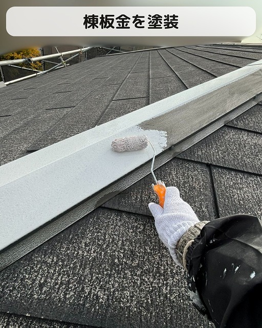 棟板金　塗装